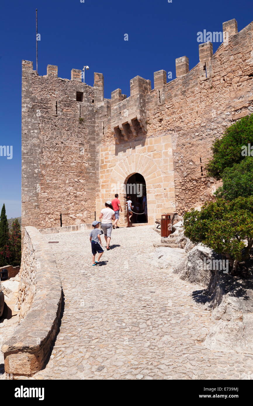 Castell de Capdepera, Capdepera, Mallorca (Mallorca), Balearische Inseln (Islas Baleares), Spanien, Mittelmeer, Europa Stockfoto