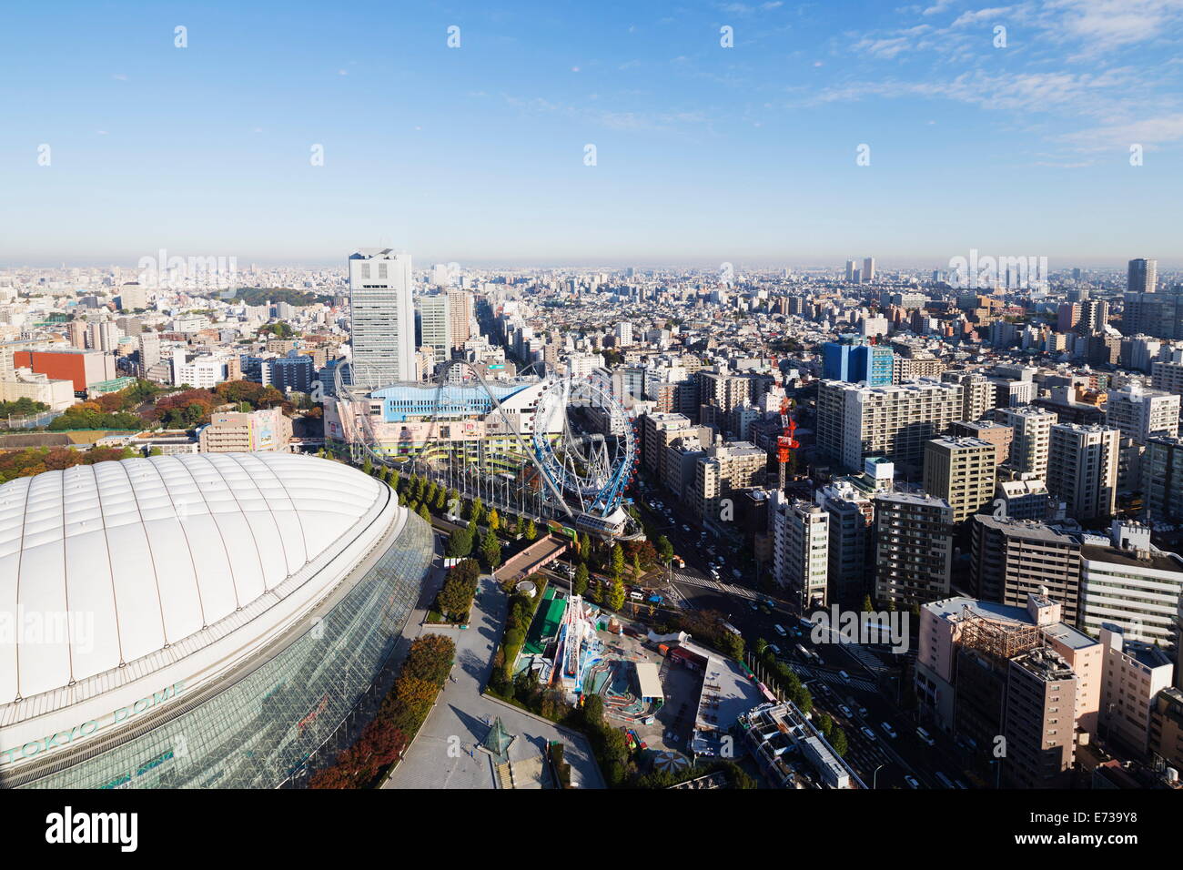 Tokyo Dome, Tokio, Honshu, Japan, Asien Stockfoto
