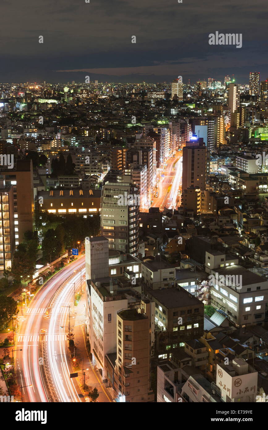 City Skyline von Ikebukuro, Tokio, Honshu, Japan, Asien Stockfoto