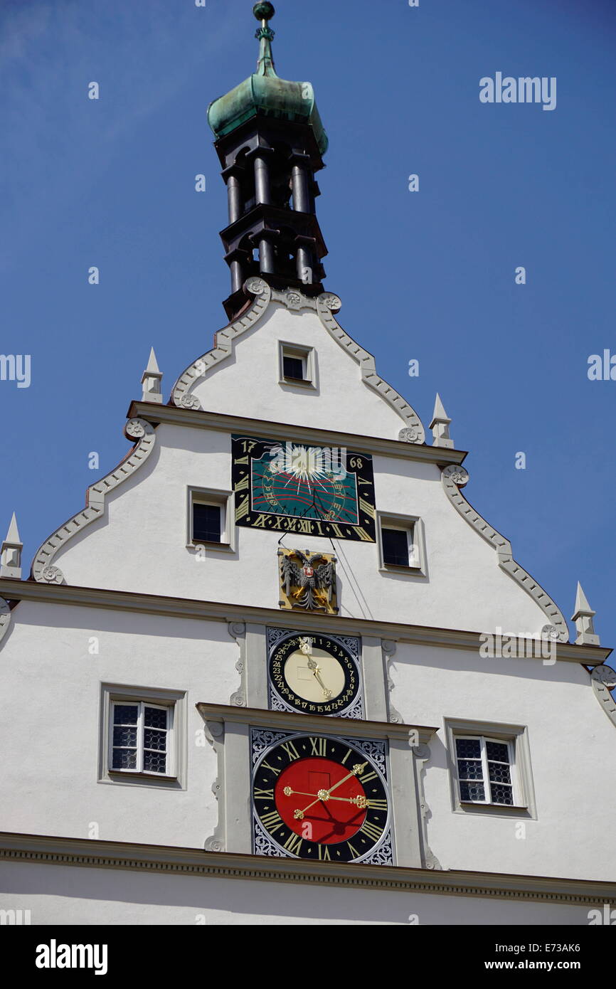 Rothenburg Ob der Tauber, romantische Straße, Franken, Bayern, Deutschland, Europa Stockfoto