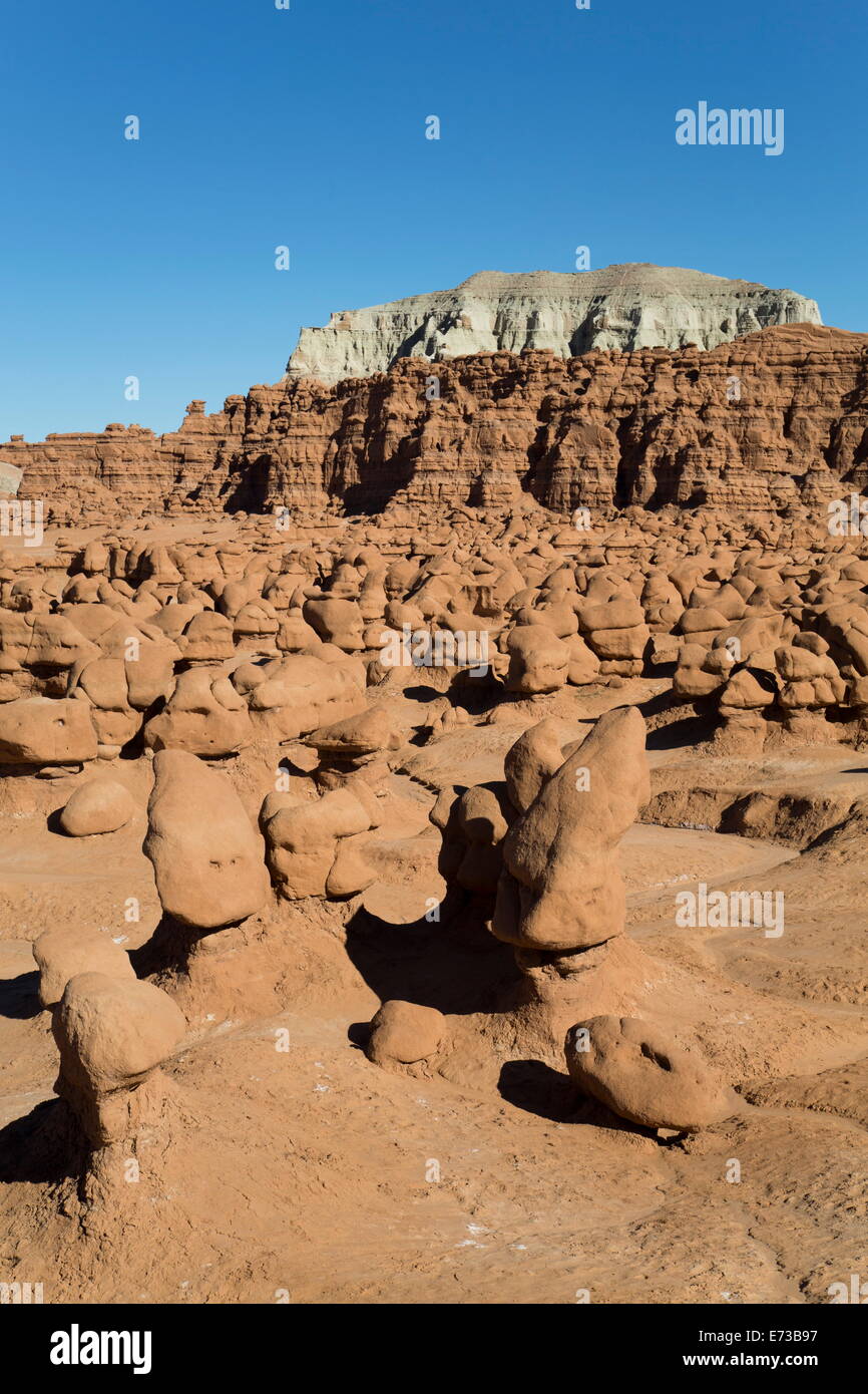 Goblin Valley State Park in der Nähe von Hanksville, Utah, Vereinigte Staaten von Amerika, Nordamerika Stockfoto