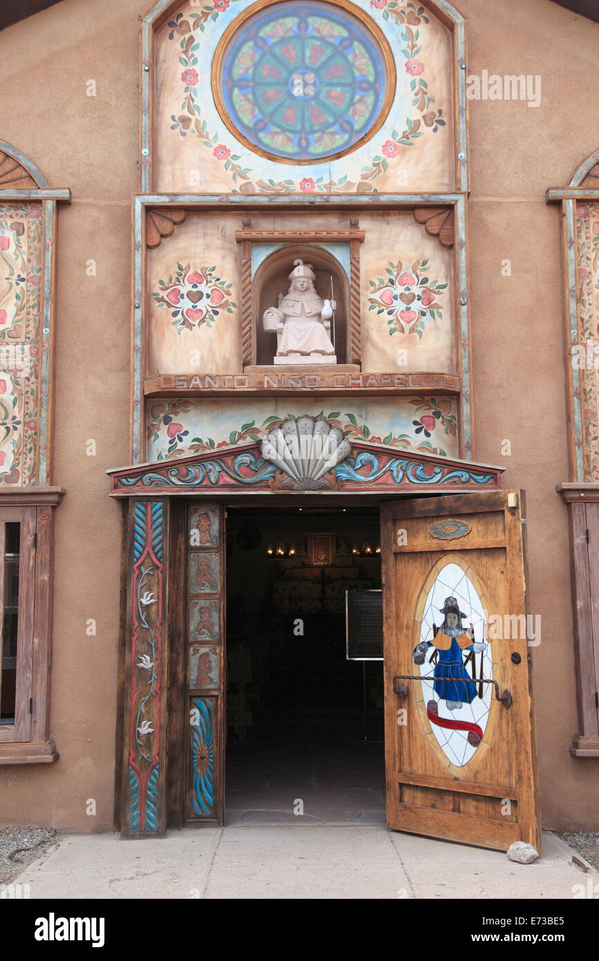 Santo Nino de Atocha Kapelle, Childrens Kapelle, Santuario de Chimayo, religiöse Pilgerstätte Chimayo, New Mexico, USA Stockfoto