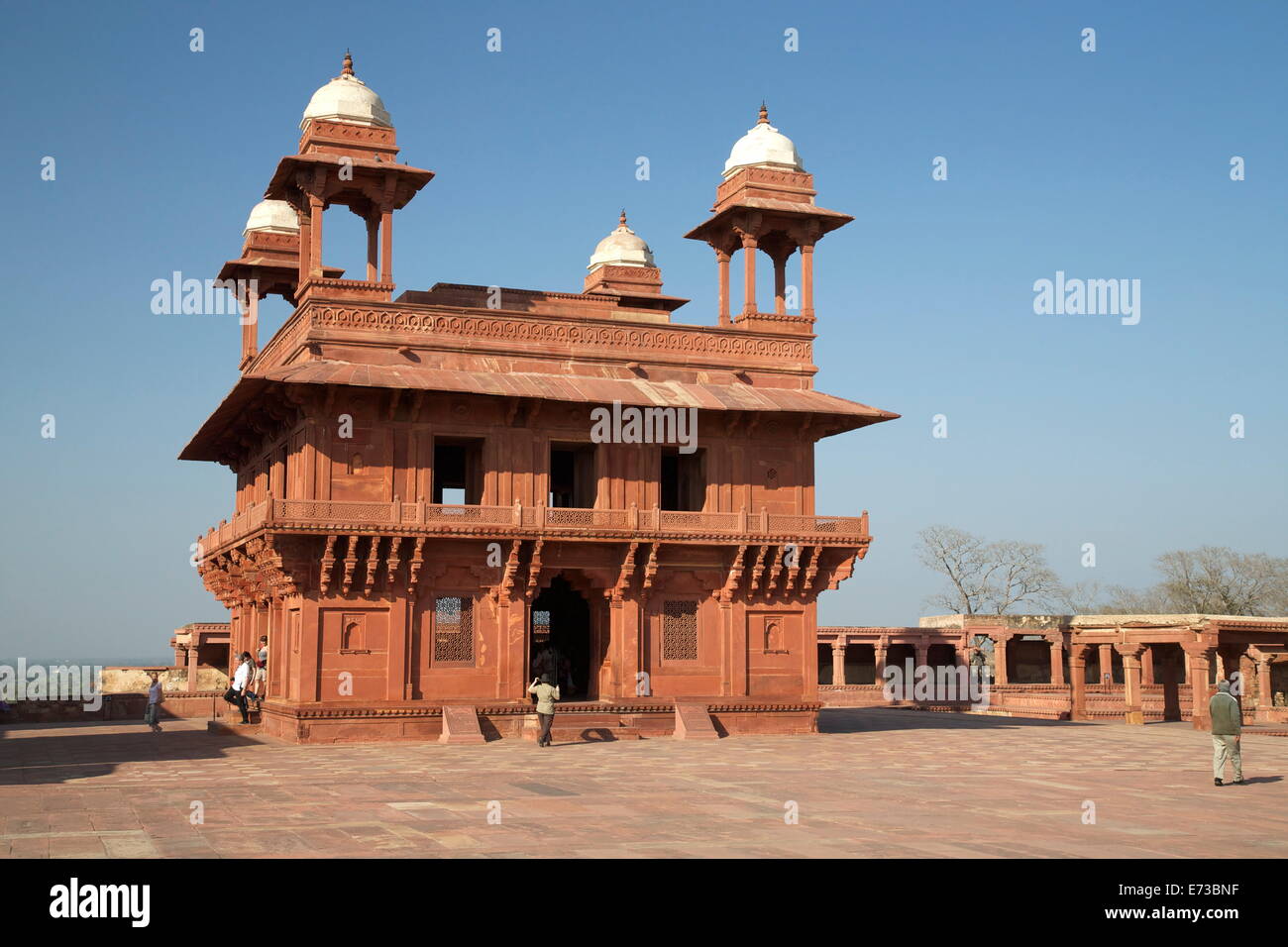 Diwan-i-Khas (Halle der Pivate Publikum), Fatehpur Sikri, UNESCO-Weltkulturerbe, Uttar Pradesh, Indien, Asien Stockfoto