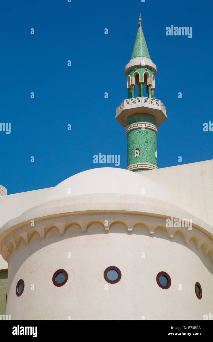 Minarett der großen Moschee, Doha, Katar, Mittlerer Osten Stockfoto