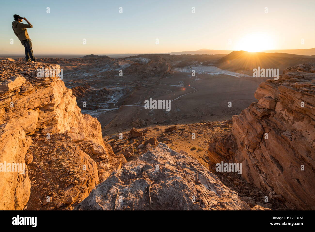 Valle De La Luna (Tal des Mondes), Atacama-Wüste, El Norte Grande, Chile, Südamerika Stockfoto