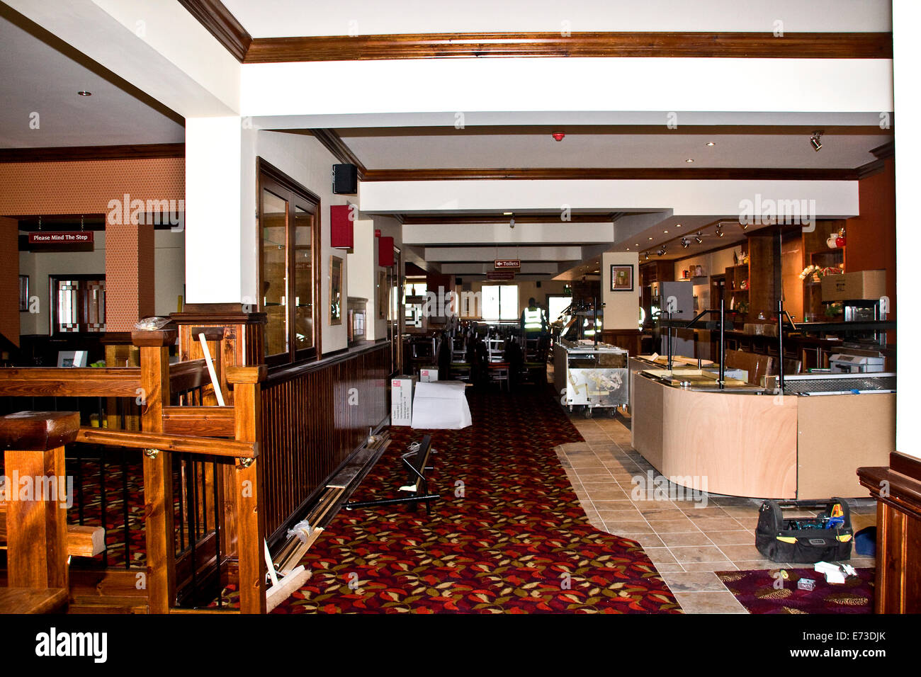 DIE KINGSWAY FARM INN ist ein Familie Pub / Restaurant im Besitz von Greene King Kings Cross Weg in Dundee, Großbritannien Stockfoto