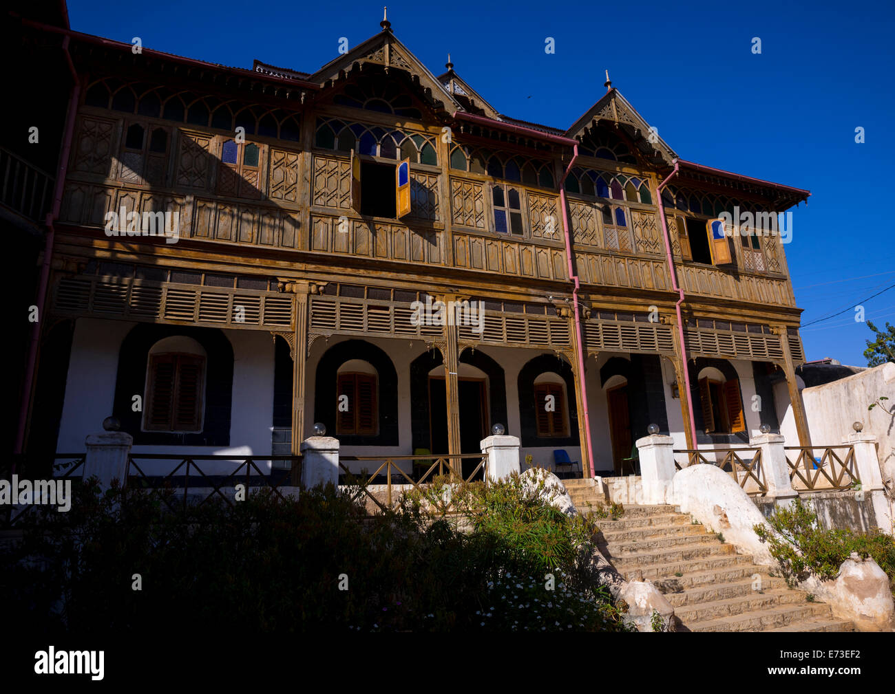 Arthur Rimbaud Haus, Harar, Äthiopien Stockfoto