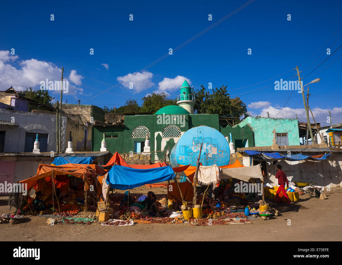 Der Markt In der Altstadt, Harar, Äthiopien Stockfoto