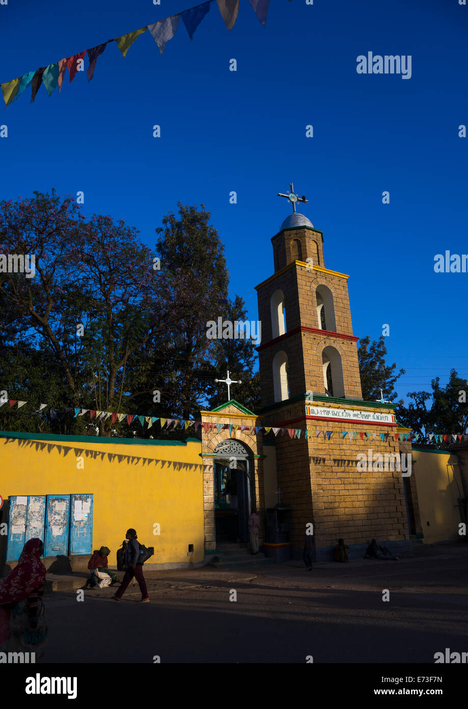 Medhane Alem Kathedrale, Harar, Äthiopien Stockfoto