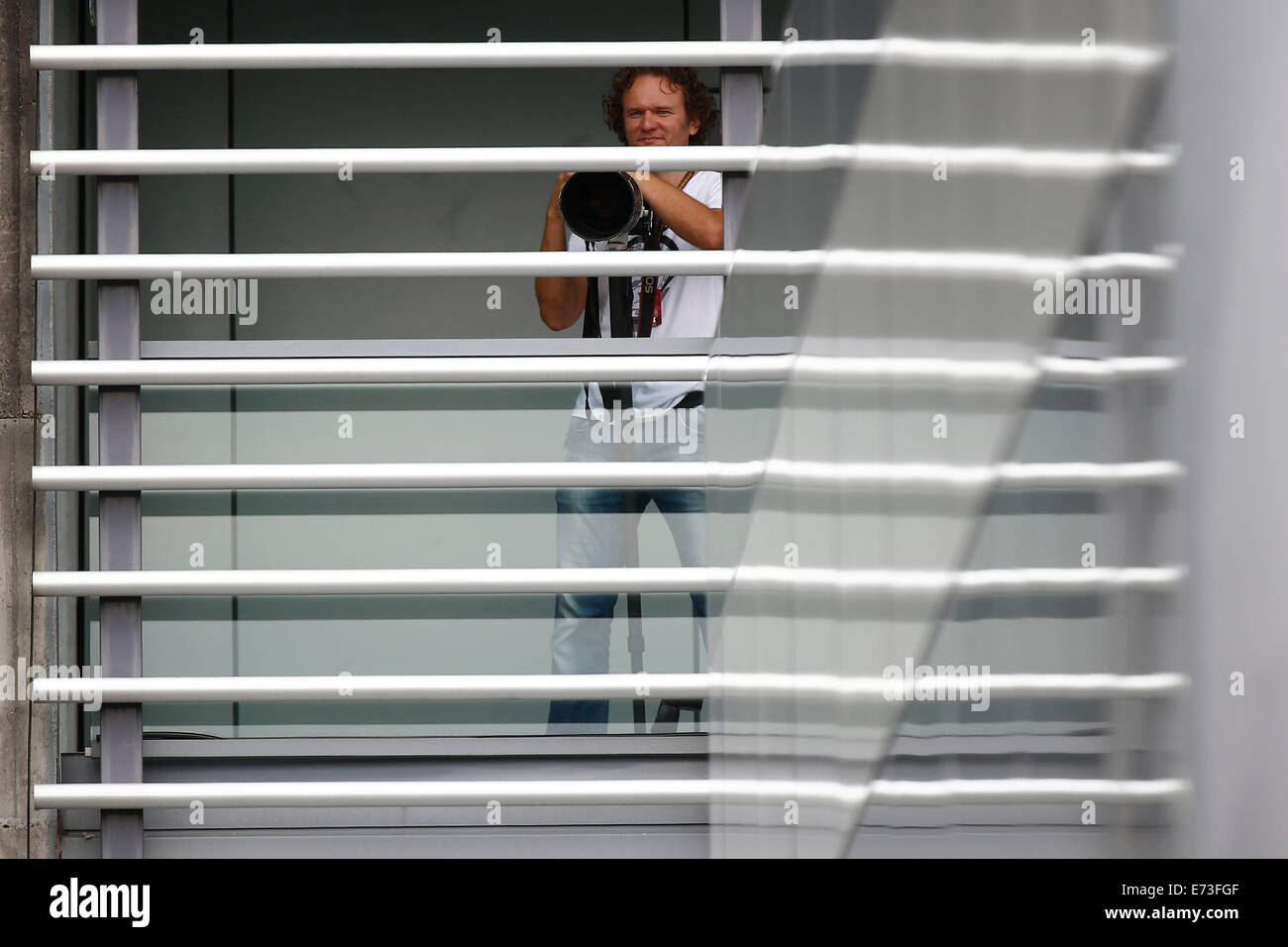 Monza, Italien. 5. September 2014. Motorsport: FIA Formel 1 Weltmeisterschaft 2014, Grand Prix von Italien, Fotograf Jiri Krenek (CZE), Fotograf Credit: Dpa picture-Alliance/Alamy Live News Stockfoto