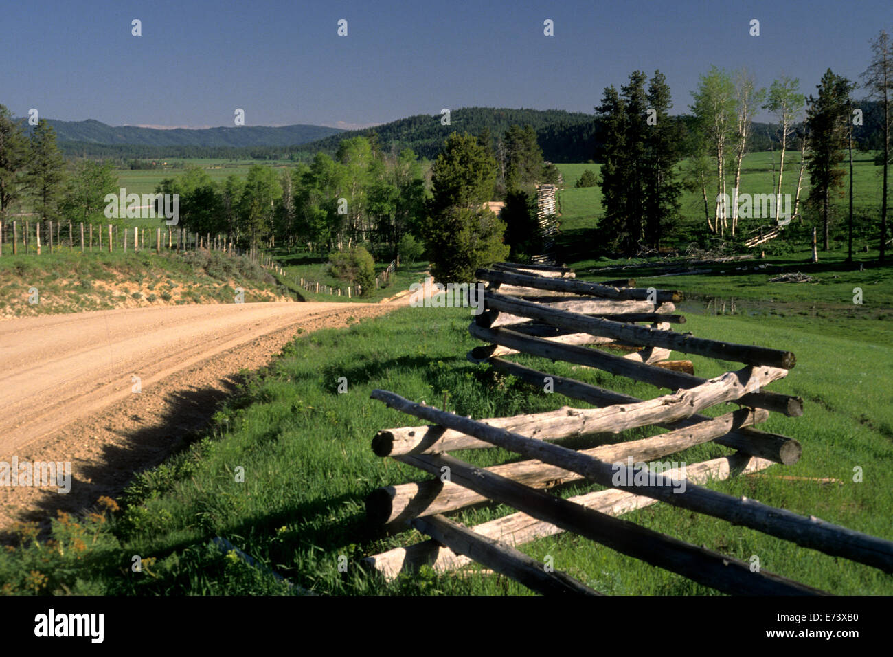 Landstraße Stockfoto