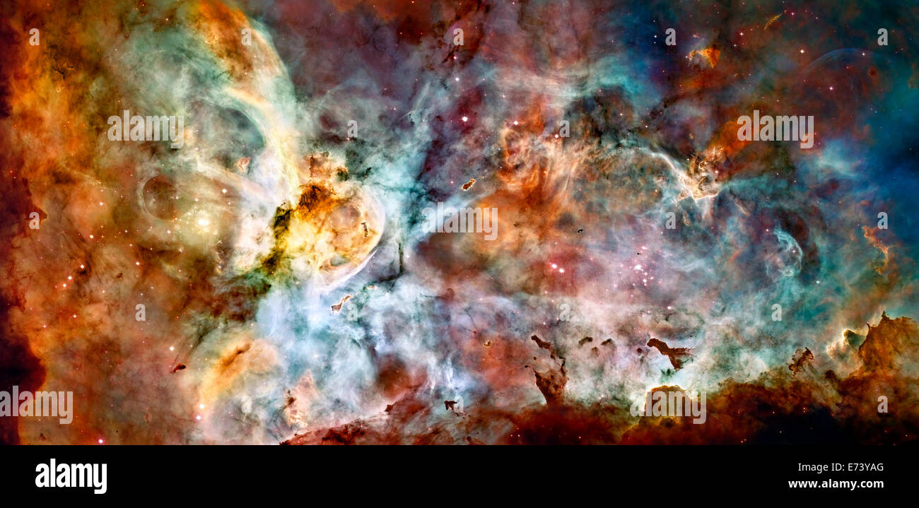 Eta Carinae Nebula, ein Sternsystem im Sternbild Carina Stockfoto