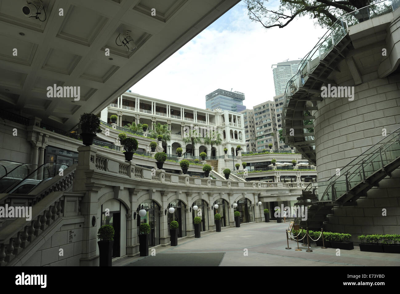 1881 Heritage Komplex, früher der Sitz der Marine Hong Kong Polizei. Tsim Sha Tsui, Kowloon, Hongkong Stockfoto