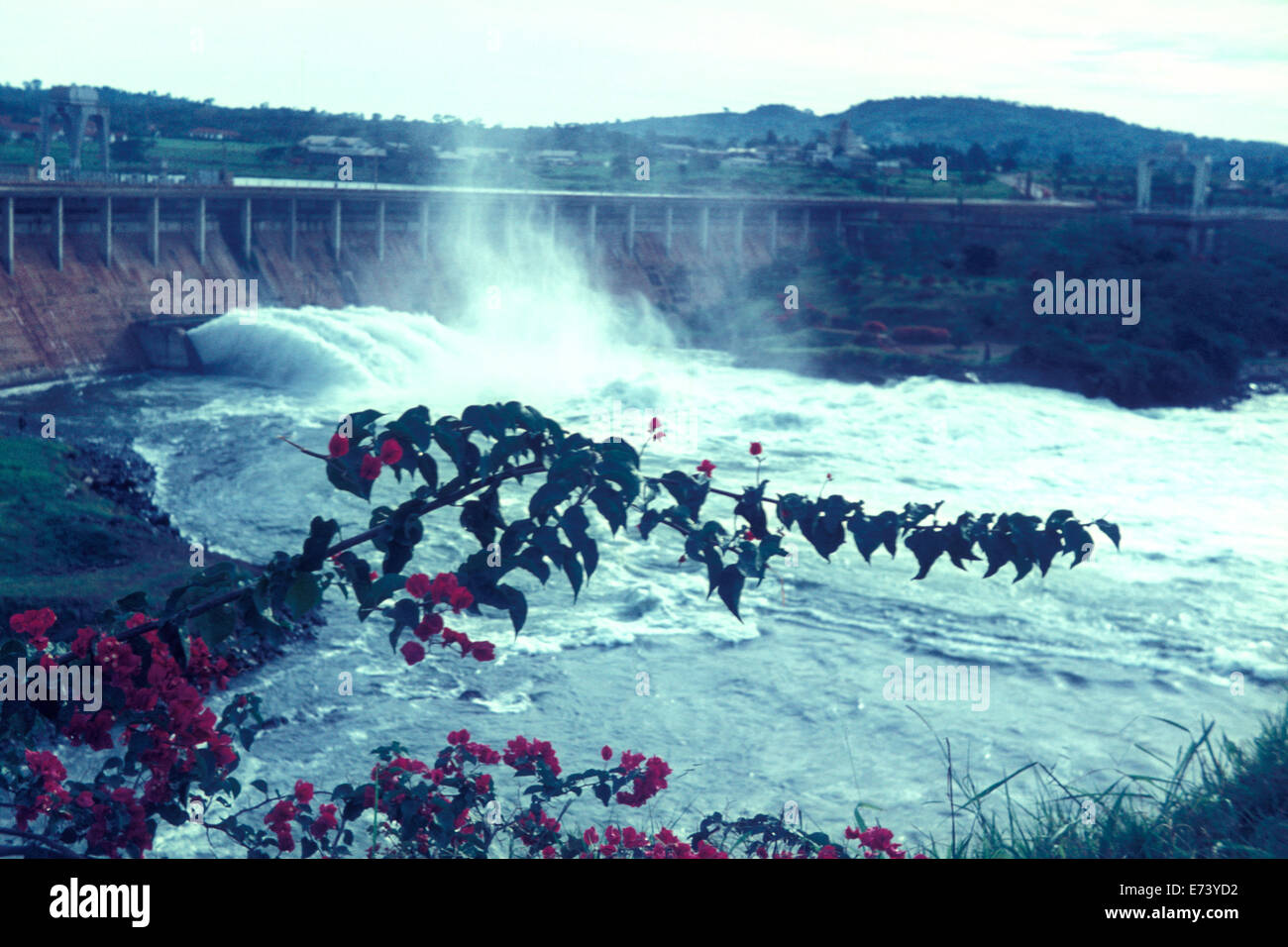 Owen-Falls-Damm in Jinja, Uganda, 1965 Stockfoto