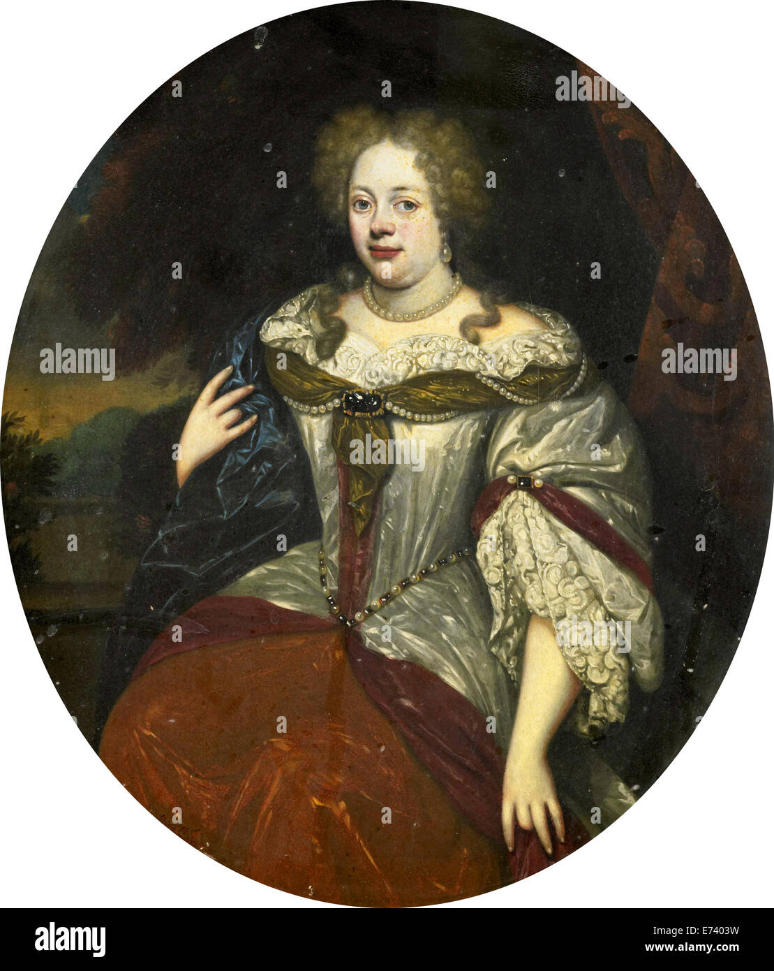 Frouck, Baroness Aylva - von H. de Valck, 1693-1717 Stockfoto