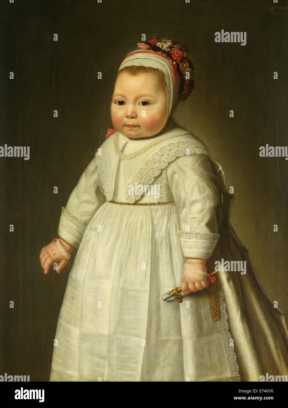 Jacoba Bontemantel, Tochter des Amsterdamer Kaufmanns Friedrich Bontemantel und Agatha Hasselaer - unbekannten Künstlers, 1644 Stockfoto