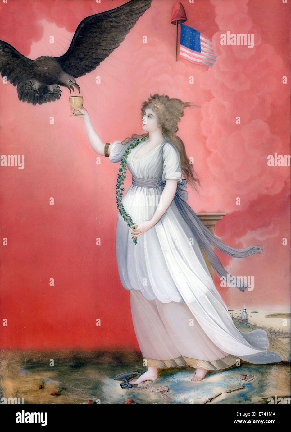 Liberty - unbekannten chinesischen Künstlers, 1800 Stockfoto