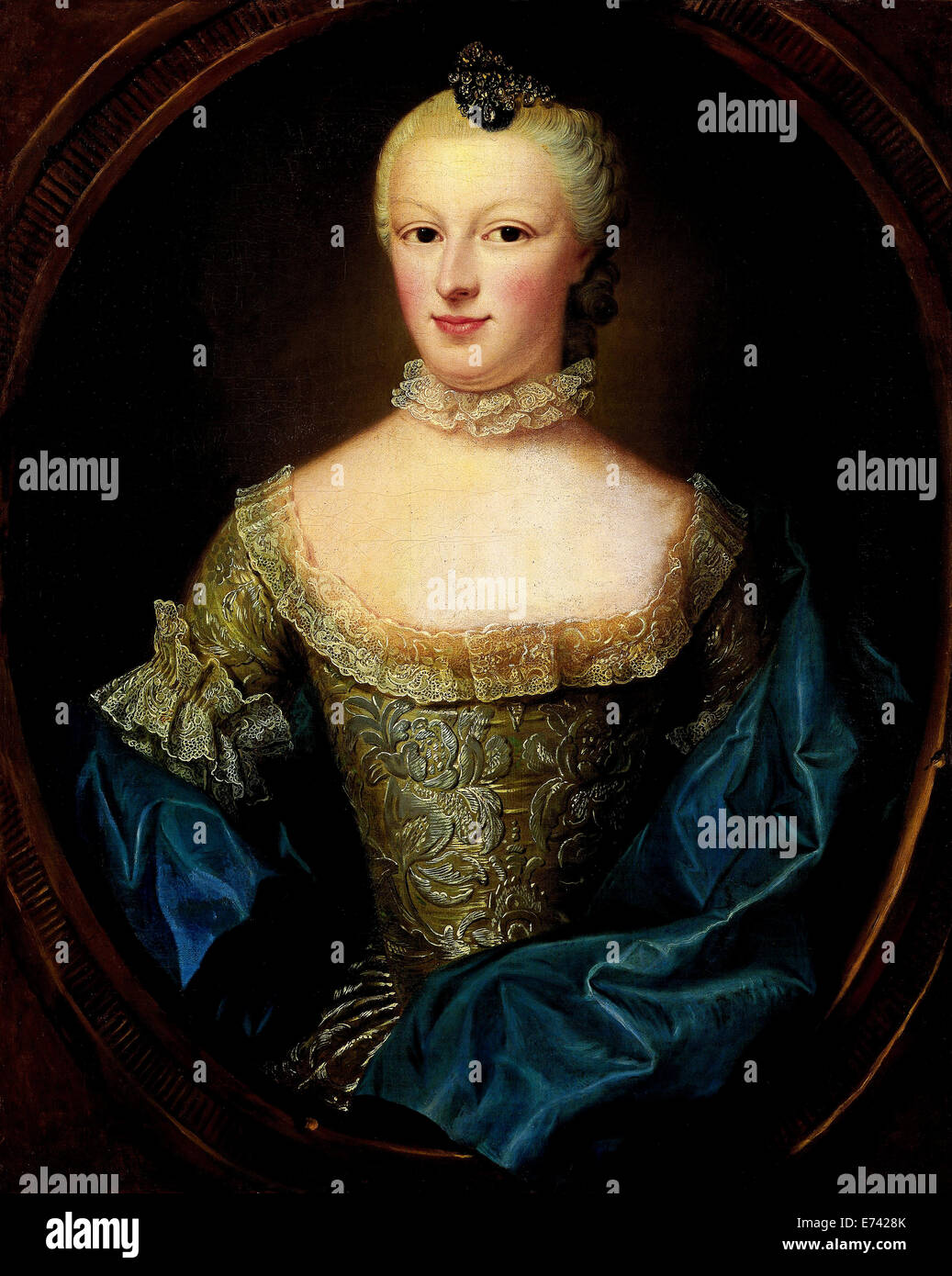 Margaretha Cornelia van de Poll (1726-98). Ehefrau von Cornelis Munter - von Jean Fournier, 1750 Stockfoto