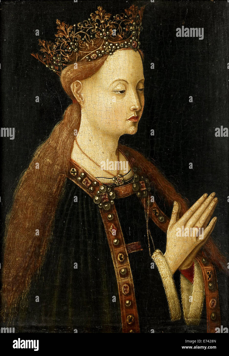 Maria - unbekannten Künstlers, 1500 Stockfoto