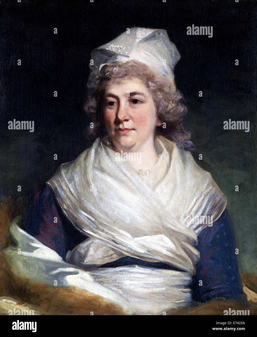 Frau Richard Bache, Sarah Franklin - von John Hoppner, 1793 Stockfoto