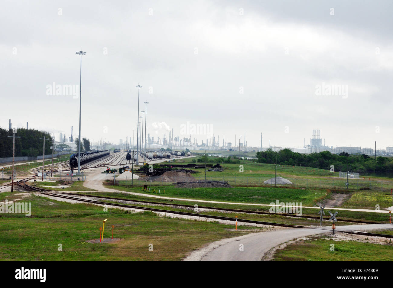 Texas City-Raffinerie in Texas City, Texas, USA Stockfoto