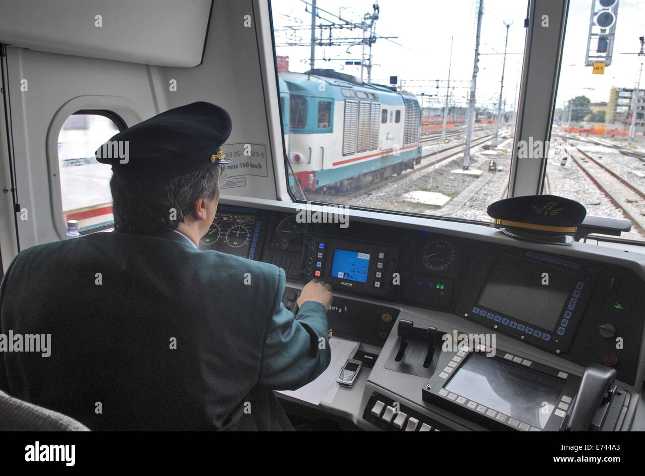 Milan s-Bahnen (Italien), Ort auf einem s-Bahn fahren Stockfoto