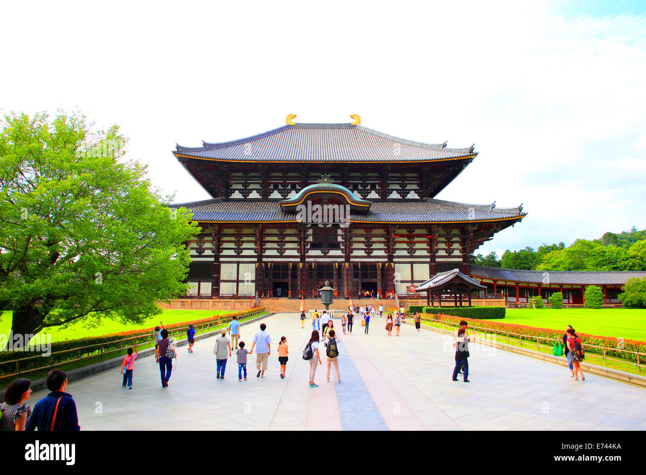 Todaiji Tempel in Nara, Japan Stockfoto