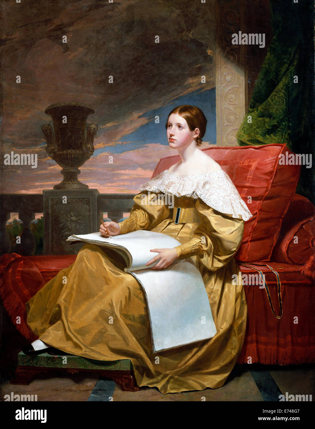 Susan Walker Morse, die Muse - von Samuel F. B. Morse, 1836 Stockfoto