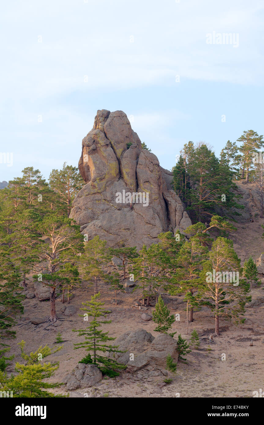 Berglandschaft, Sibirien, Russland Stockfoto