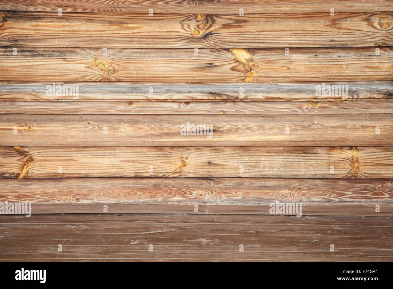 Leere ungefärbtes Holz Interieur, Foto Hintergrundtextur Stockfoto