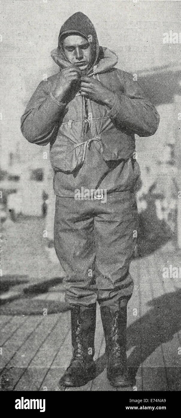 Kalten Beweis Uniform - USA Marine WWI, 1917 Stockfoto