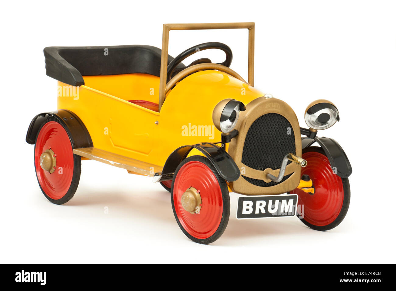 "Brum" Spielzeugauto, basierend auf der beliebten 1990er Jahre BBC-Kinderserie von Ragdoll Produktionen. Stockfoto