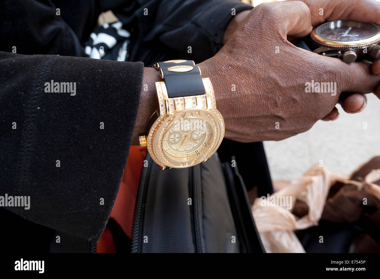 Armbanduhr Partner - USA Stockfoto