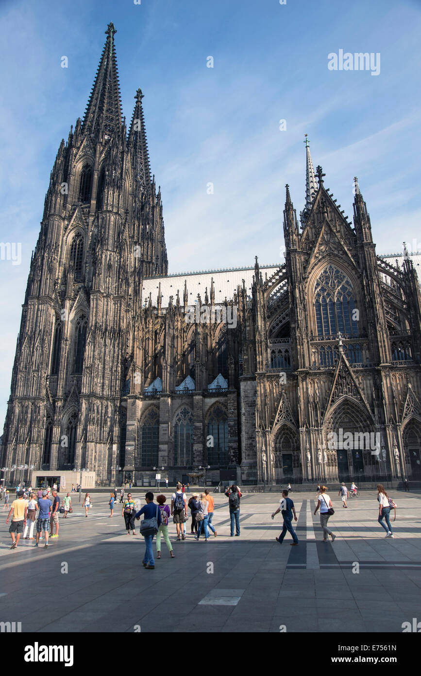Welt berühmten Kölner Dom, Köln, Deutschland, Europa Stockfoto