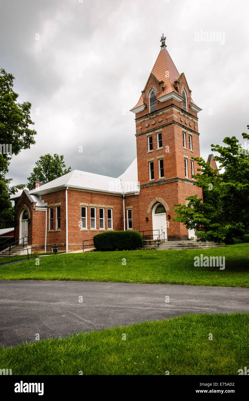 Oak Grove Presbyterian Church, Hillsboro, West Virginia Stockfoto