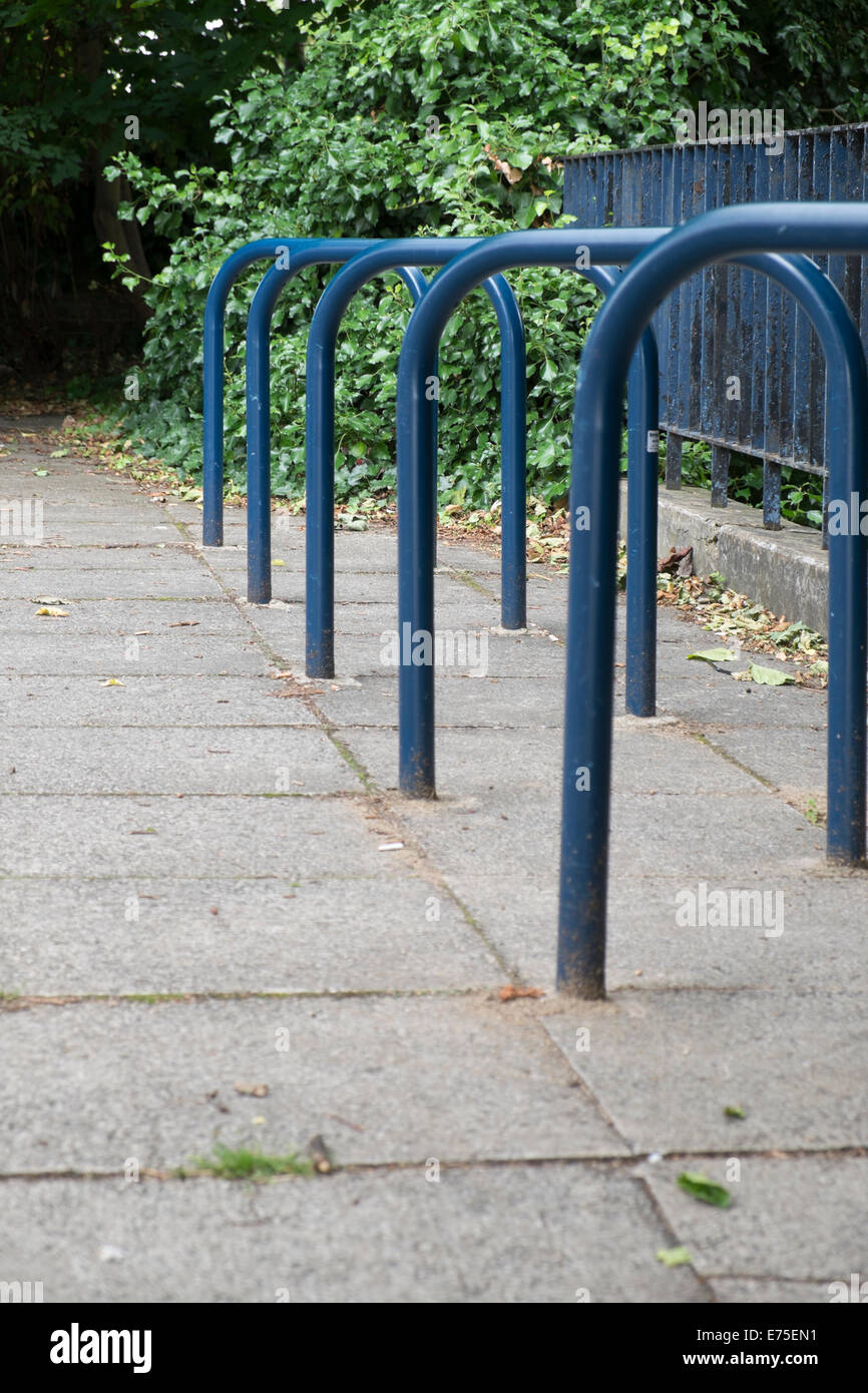 Fahrradständer Stockfoto