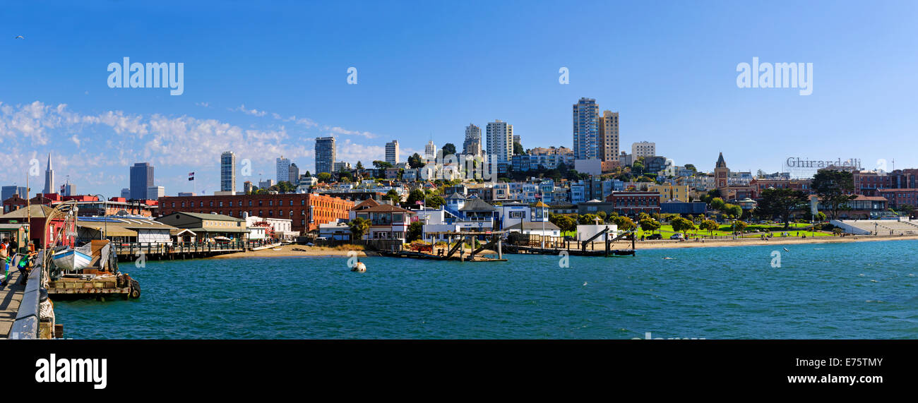 Bucht von San Francisco, San Francisco, Kalifornien, USA Stockfoto