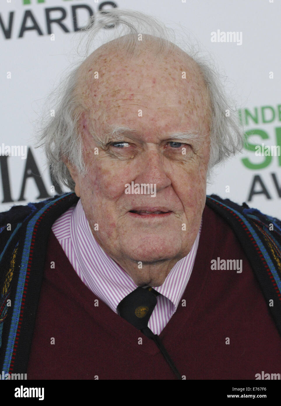 Die 2014 Film Independent Spirit Awards Ankünfte Featuring: Emmet Walsh wo: Los Angeles, California, Vereinigte Staaten von Amerika bei: 2. März 2014 Stockfoto