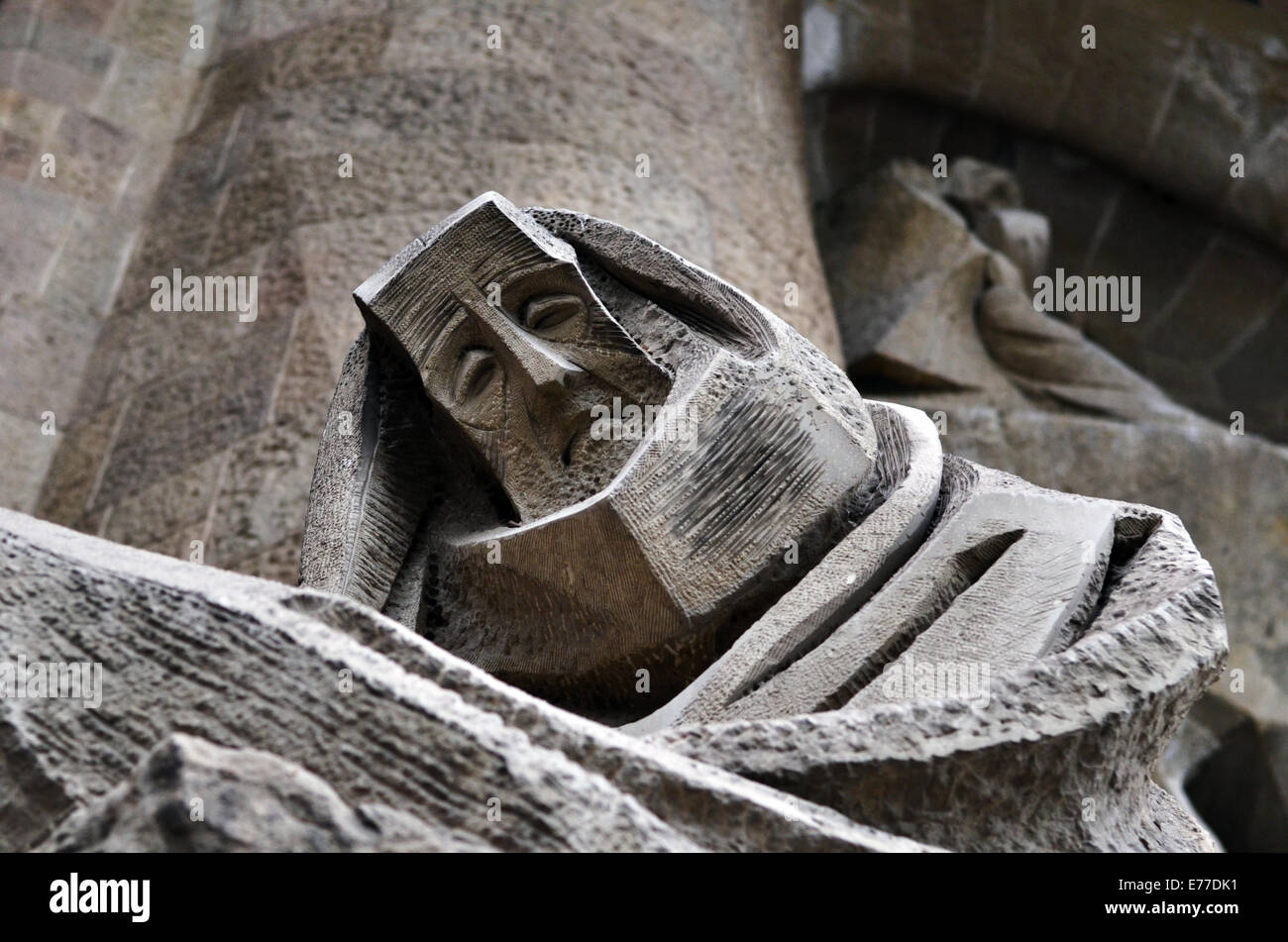 Trauriges Gesicht Stockfoto