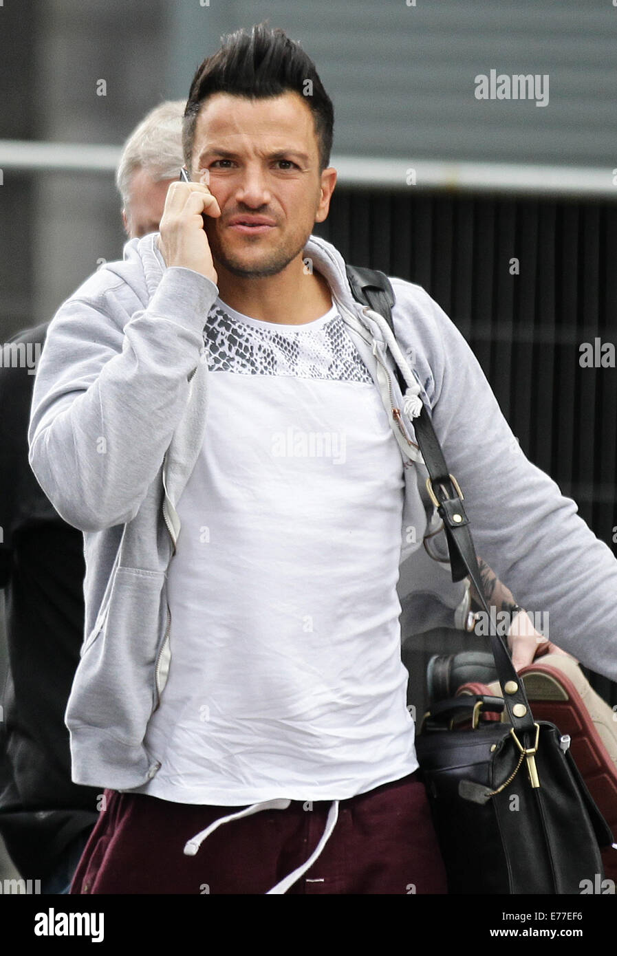 Peter Andre kommt für ein Disney On Ice-Fototermin mit: Peter Andre Where: Leeds, Vereinigtes Königreich bei: 6. März 2014 Stockfoto