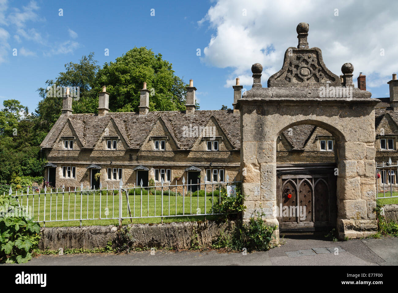 Armenhäuser, Church Street, Chipping Norton, Oxfordshire Stockfoto