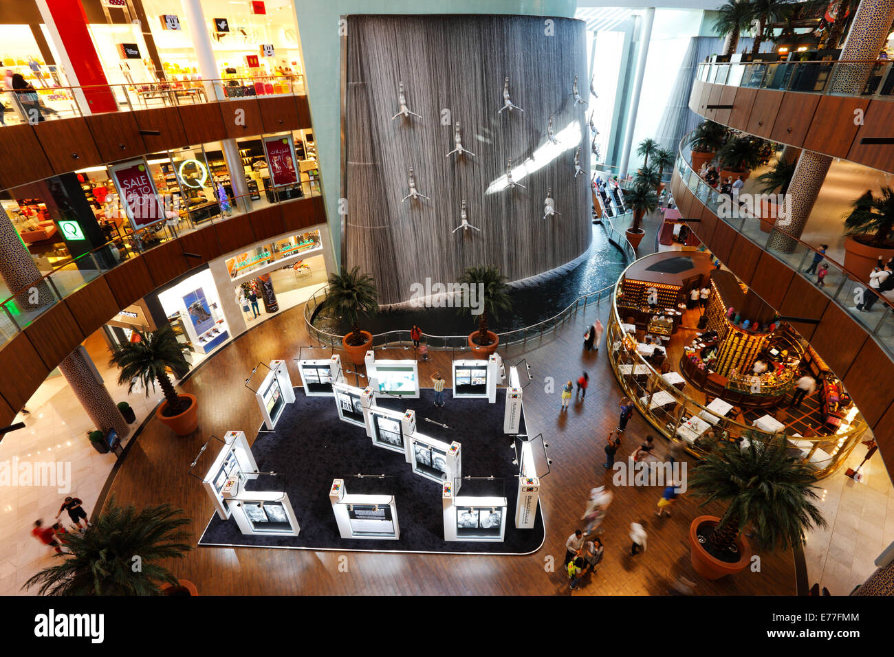 Dubai, Shopping-mall Stockfoto