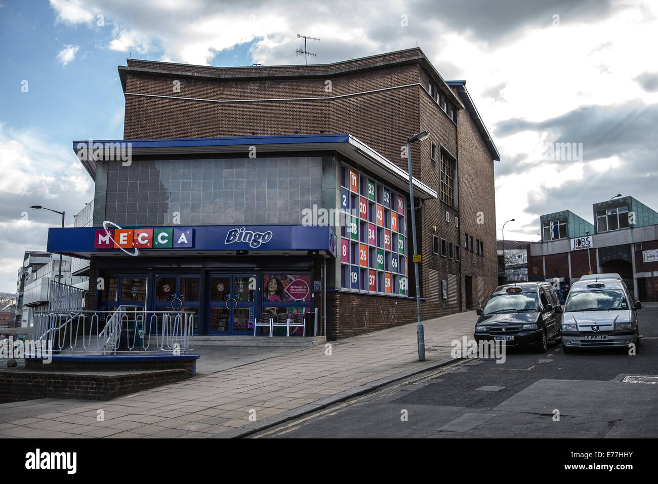 Mecca Bingo Hall in Sheffield, South Yorkshire, Großbritannien Stockfoto