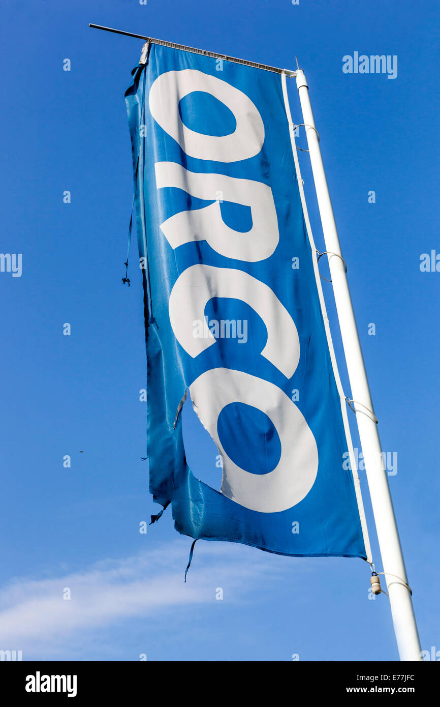 Orco Firma, Logo Zeichen Prag Stockfoto