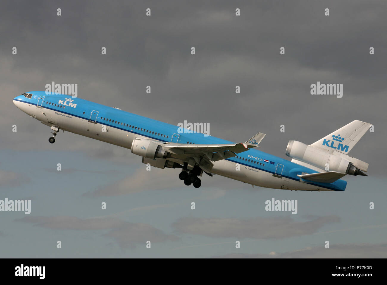 KLM DUTCH AIRLINES MD11 Stockfoto