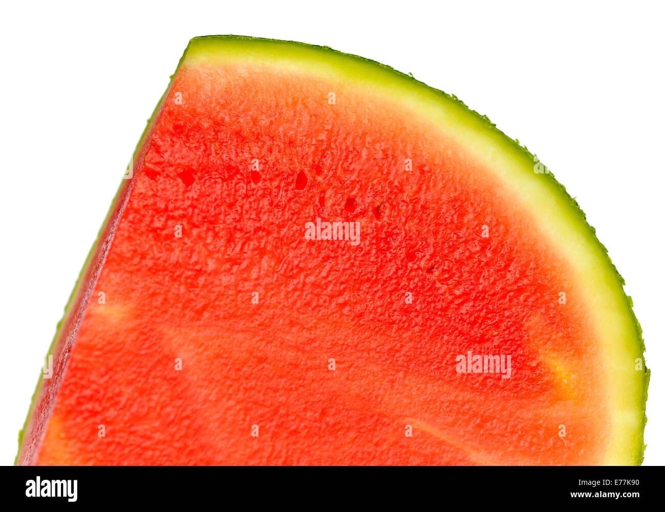 Wassermelone schneiden offene selektiven Fokus-Punkt Stockfoto