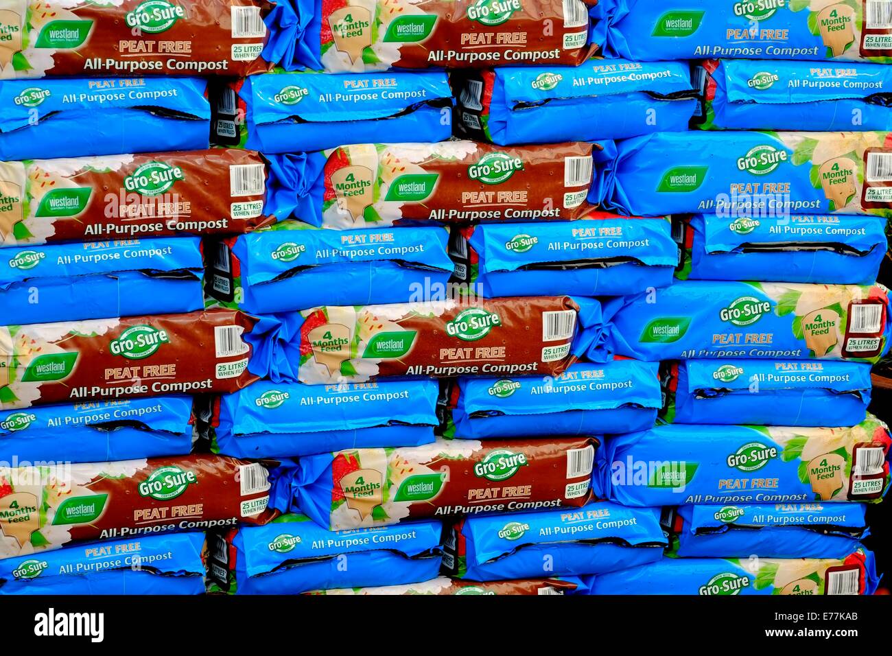 Torf kostenlos alle Zweck Kompost Stockfoto