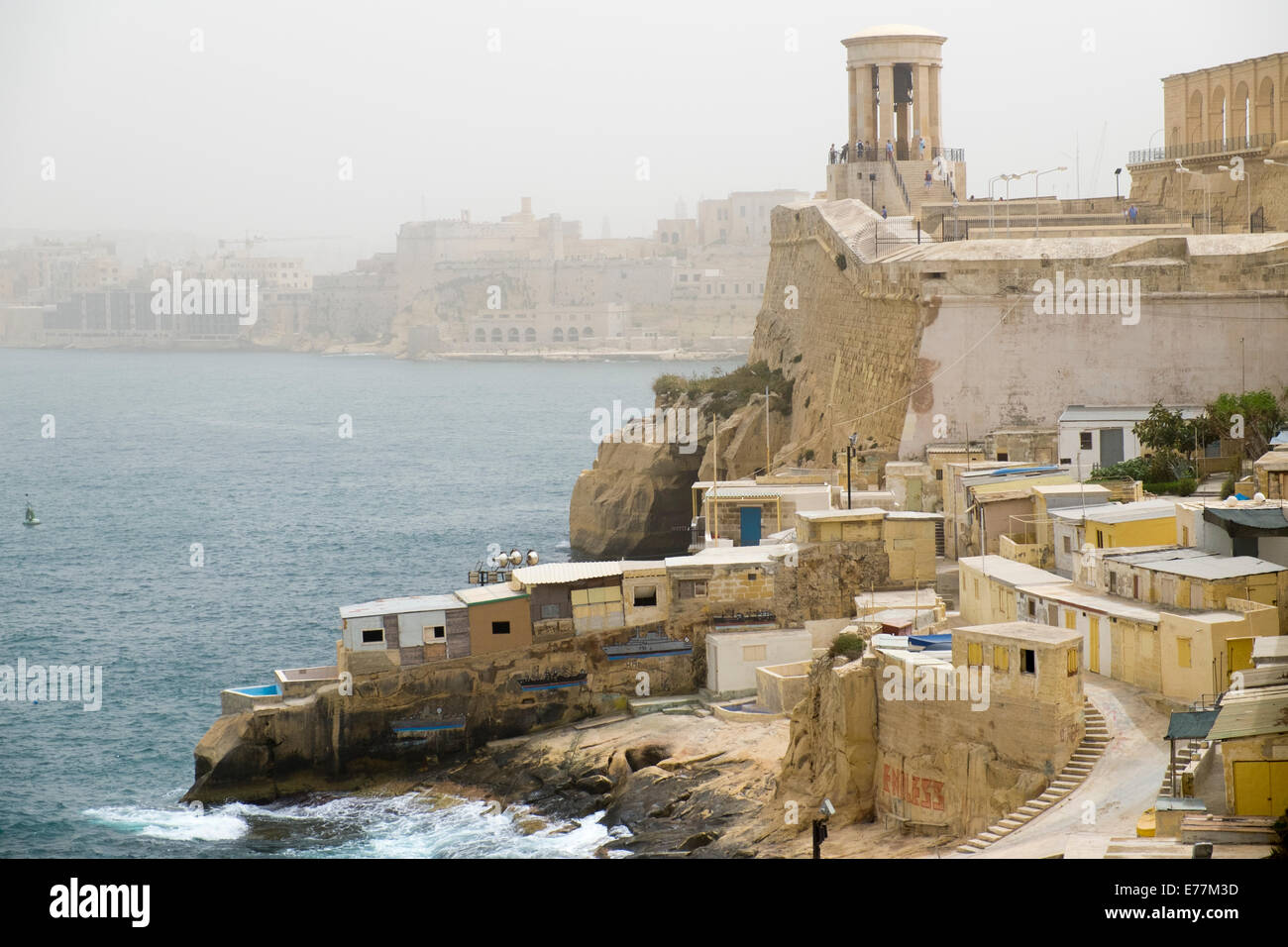 St. Elmo Bay auf der Mittelmeer-Insel Malta Stockfoto