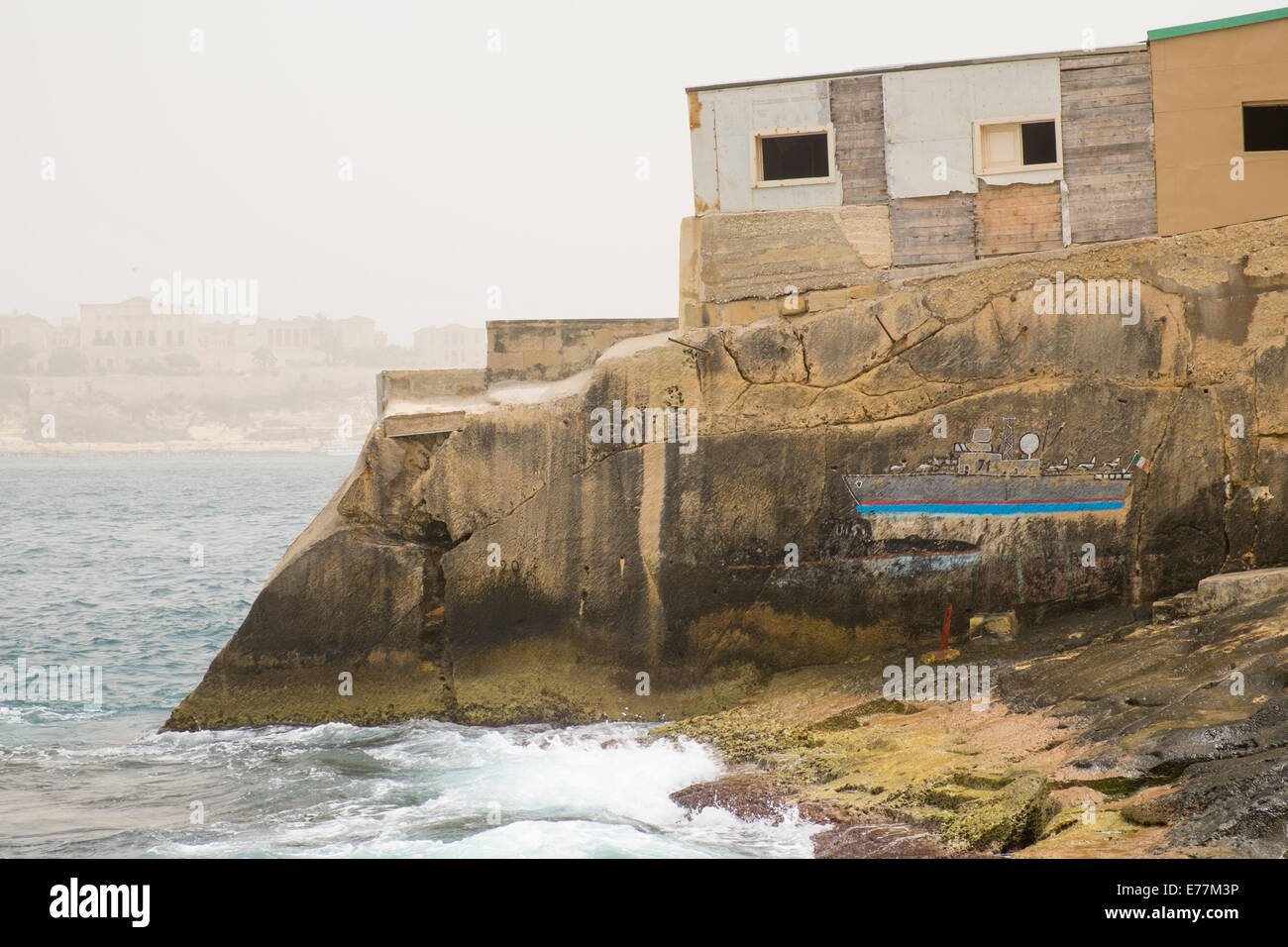 St. Elmo Bay auf der Mittelmeer-Insel Malta Stockfoto