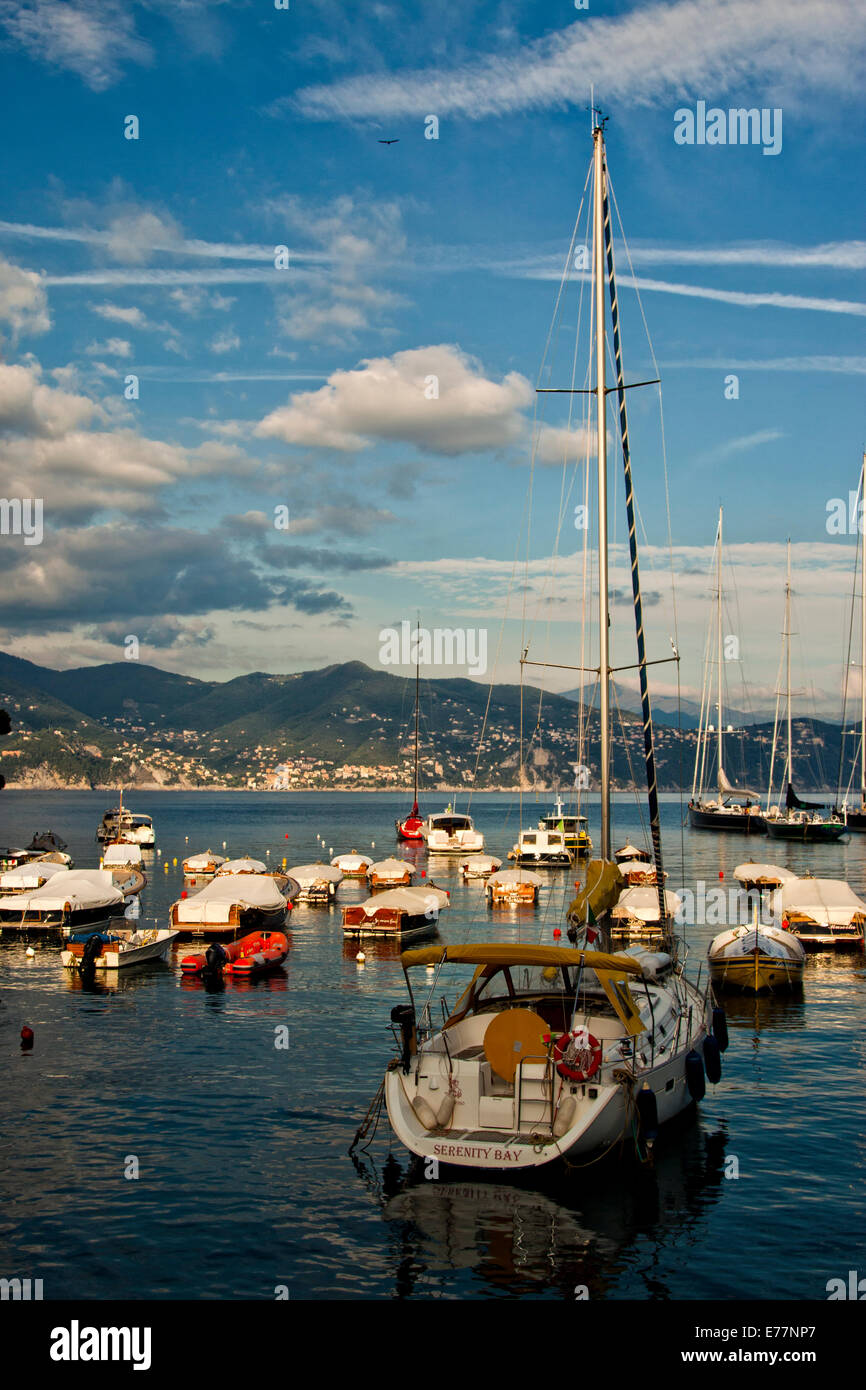 Portofino, Hafen, Italien, italienische Riviera Stockfoto